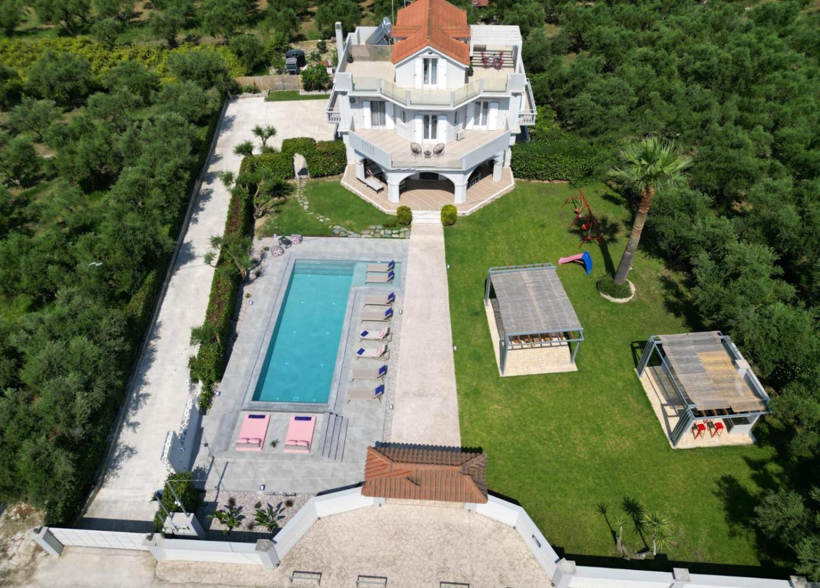 Gala'S Elegant Home Villa Tragaki Bagian luar foto